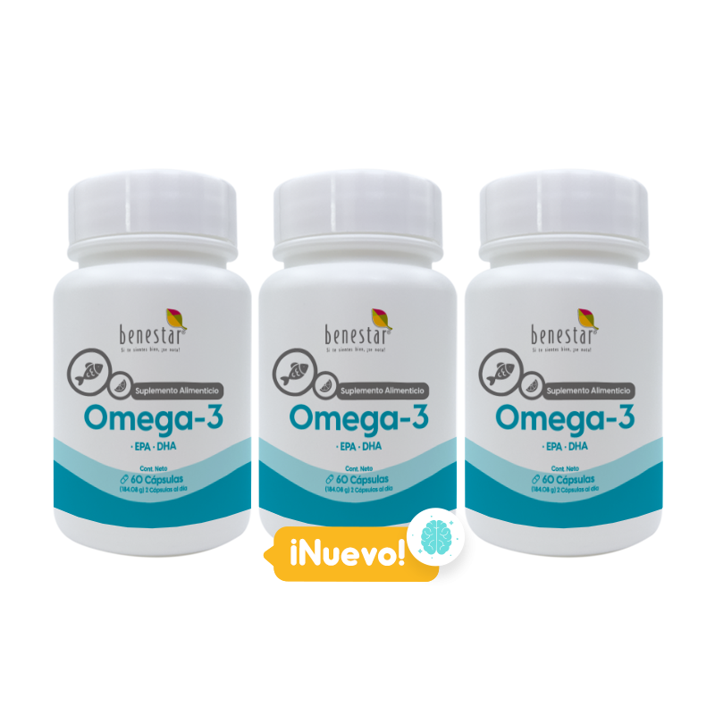 3 Pack - Omega 3 ¡Nuevo!