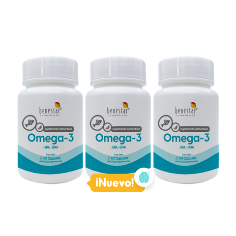 3 Pack - Omega 3 ¡Nuevo!